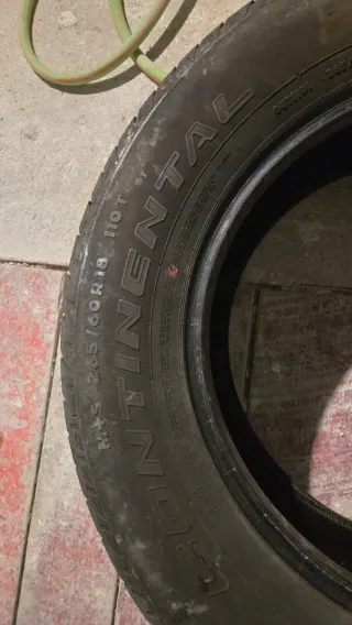 4 Neumáticos continental 265/60 R18 Ford Ranger