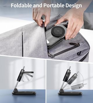 Estación de Carga, Cargador 3 en 1, ángulo Ajustab