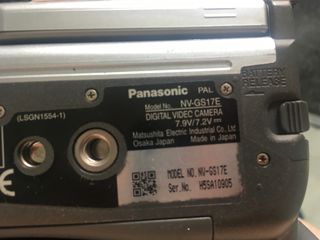 2 videocámaras MiniDV Panasonic y Samsung