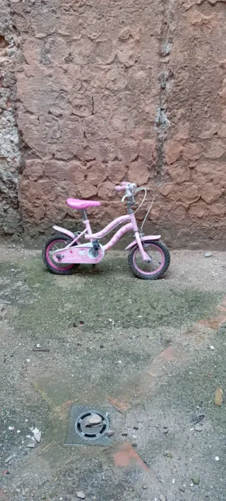 Bicicleta infantil rosa
