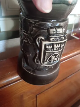 Boccale birra vintage tedesco ceramica