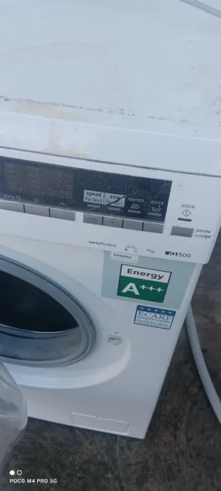 Lavadora Siemens Blanca