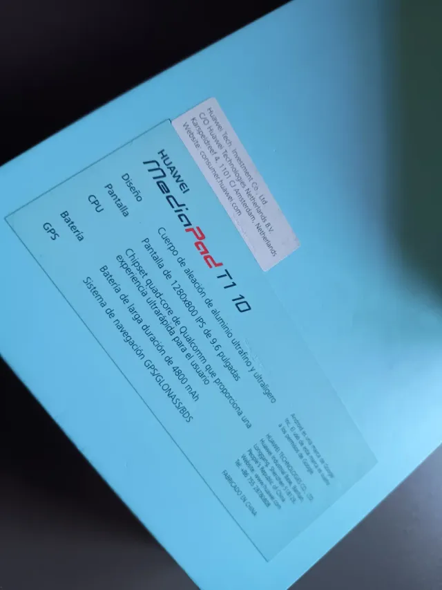 Huawei MediaPad T1 10 Blanca y gris