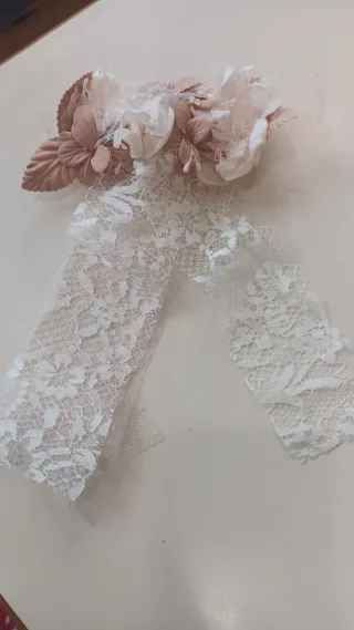 Vestido de Comunión Blanco con Flores