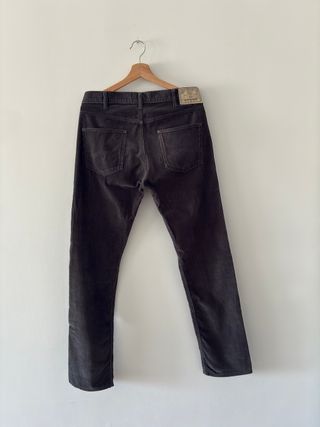 Pantaloni neri Patagonia in velluto a coste
