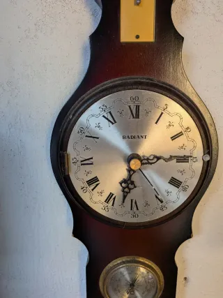 Reloj de Pared Vintage RADIANT Barómetro