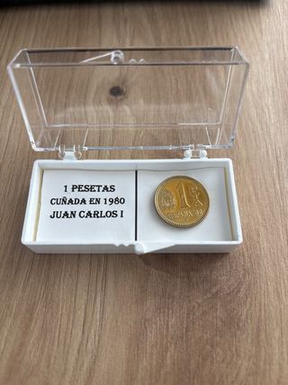 Moneda 1 Peseta Juan Carlos I 1980
