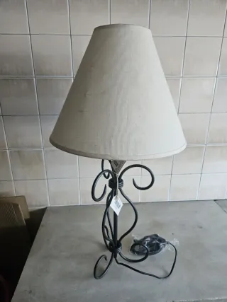 Lámpara de forja de Pórtico