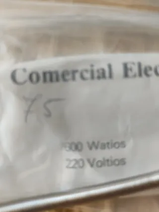 Resistencia para hornillo 750W 220V