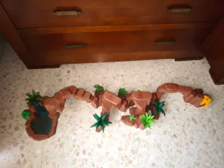 Playmobil Oeste. Formación rocosa para indios.