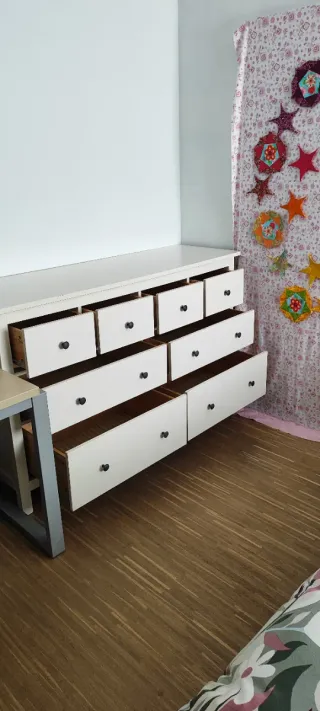Cómoda Cajonera Ikea Hemnes Blanca