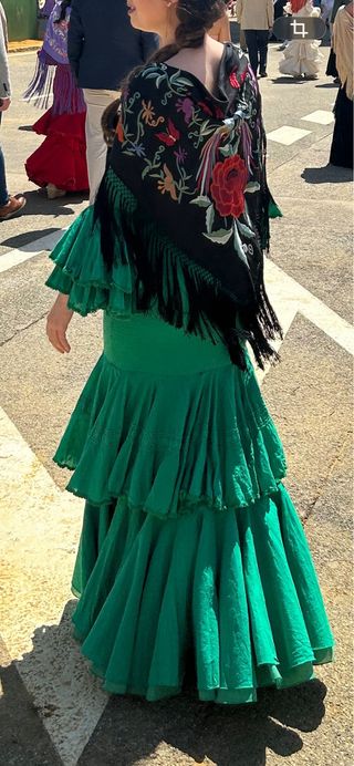 Traje Flamenca Micaela Villa Verde