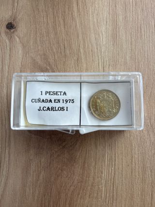 Moneda 1 Peseta J.Carlos I 1975