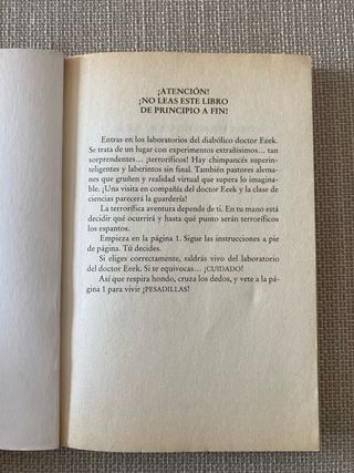 Pesadillas- Los Experimentos Mortales del Dr. Eeek