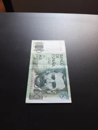 BILLETE DE 1000 PESETAS DE 1979