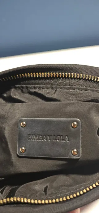 Bolso Bimba y Lola Negro Cadena y Piel