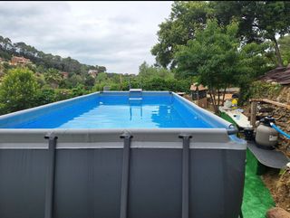 Piscina Intex Rectangular Azul