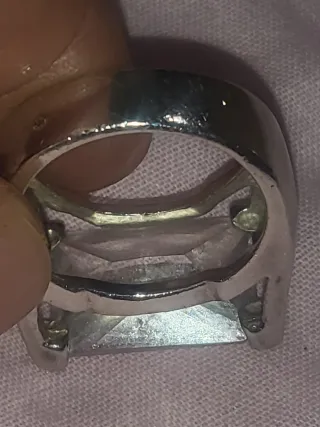 Anillo  Plata 925 Piedra Grande