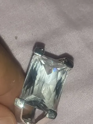 Anillo  Plata 925 Piedra Grande