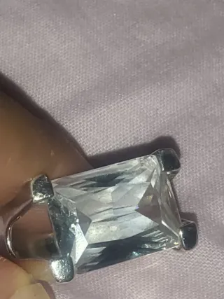 Anillo  Plata 925 Piedra Grande