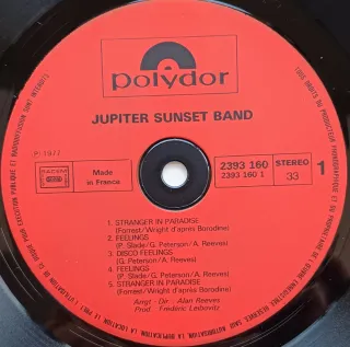 Jupiter Sunset Band - Disco Rhapsody LP