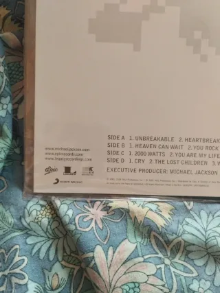 Vinilo Michael Jackson Invincible Picture Disc