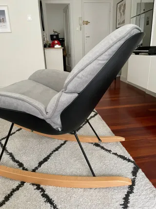 Mecedora Nórdica gris