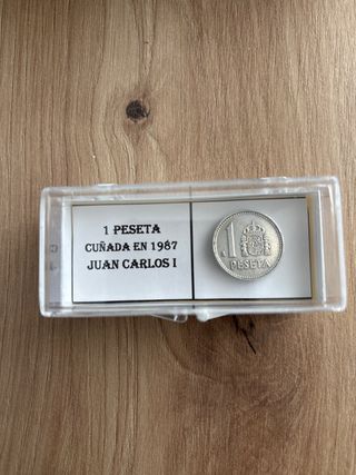 Moneda 1 Peseta Juan Carlos I 1987