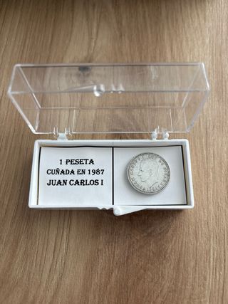 Moneda 1 Peseta Juan Carlos I 1987