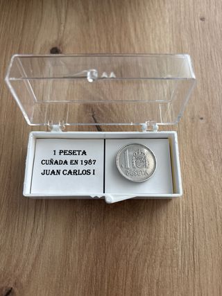 Moneda 1 Peseta Juan Carlos I 1987