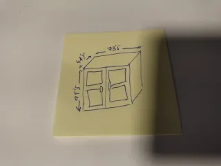 Mueble auxiliar IKEA blanco