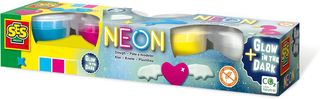 Plastelina de neón y brillante en la oscuridad 4x9