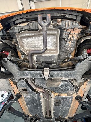 Silencioso trasero recto Megane 4 RS