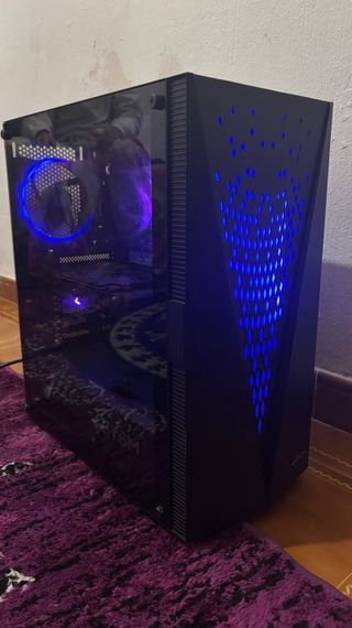 PC Gaming Ryzen 5 + RTX 3050 + Monitor Curvo