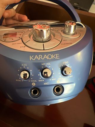 Karaoke CANTA CD Graphics Azul/Plata