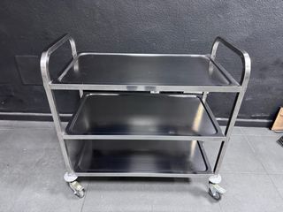 Camarera Acero Inox 3 Bandejas