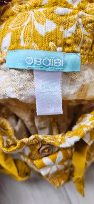 Conjunto Obaïbi bebé: camiseta y pantalón