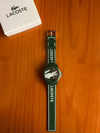 Reloj Lacoste Verde con Cocodrilo Blanco