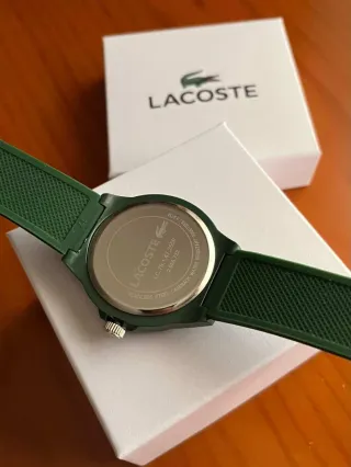 Reloj Lacoste Verde con Cocodrilo Blanco