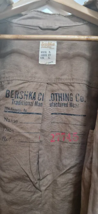 Chaqueta Bershka Marrón