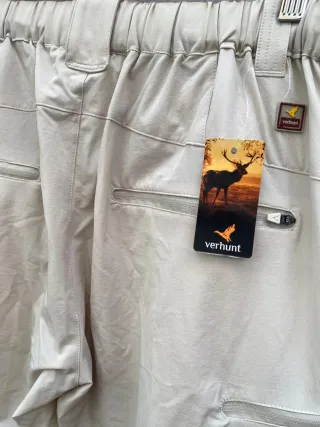 Pantalones convertibles beige