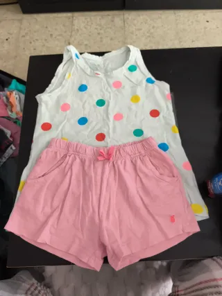 Lote Camisetas Niña y pantalons Talla 6/7