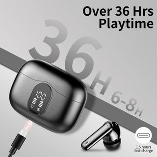 Auriculares Inalámbricos, Bluetooth 5.3 con HD Mic