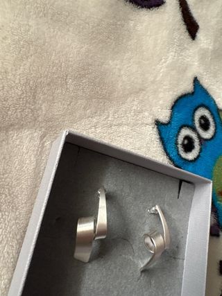 Orecchini pendenti in acciaio