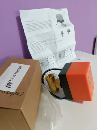 Válvula de bola motorizada latón