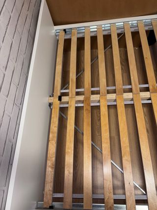 Cama IKEA VIHALS 140x200 Blanca + Somier