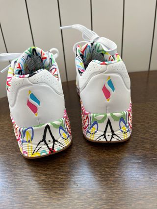 Zapatillas Skechers Blancas Multicolor