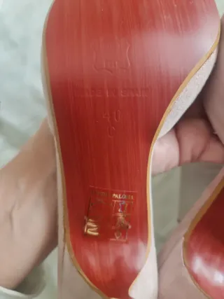 Mules Studio Paloma Rosa Ante T.40 Nuevas