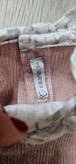 Conjunto bebé Calamaro rosa