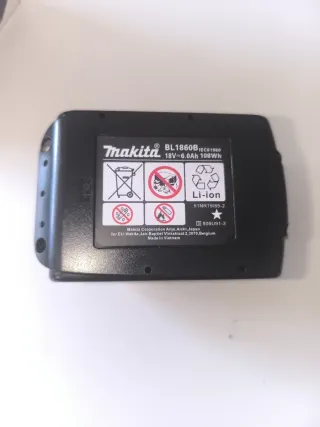 Batería Makita 18V 6.0Ah BL1860B